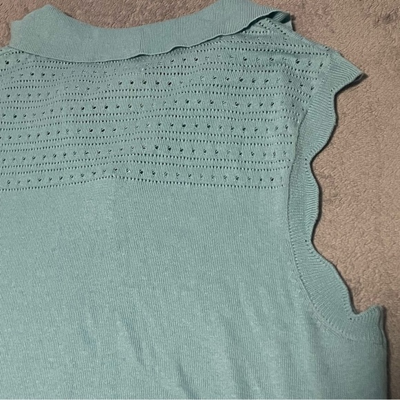 Joie sleeveless vest/sweater size XL blue new with tags - Picture 8 of 9